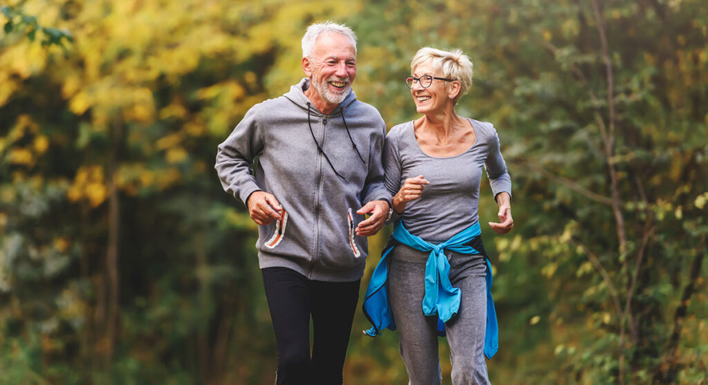 Retirees running together